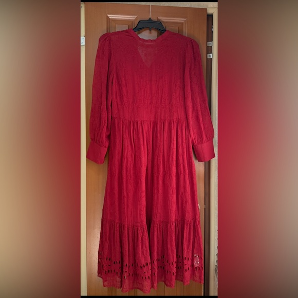 J.Crew Burgundy Lace Dress - Picture 2 of 6